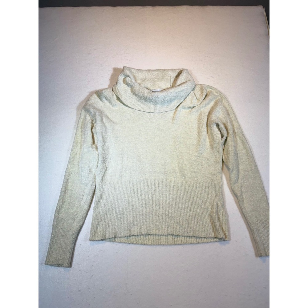 Worthington Womens XL Cowl Neck Knit Sweater Pullover Long Sleeve Sparkle